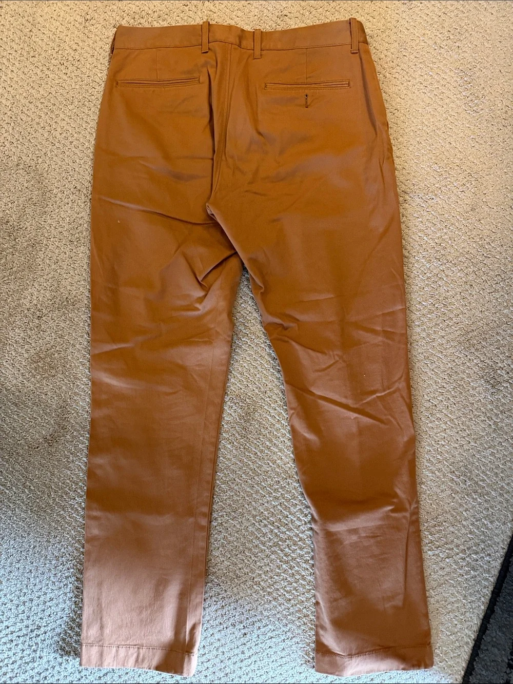 Men's J Crew Chino Pants in Cognac Brown